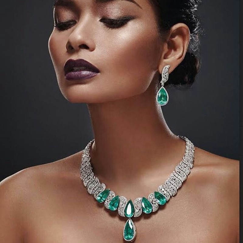 HIBRIDE Luxury 2  ź Zirconia Jewelry Sets  ..